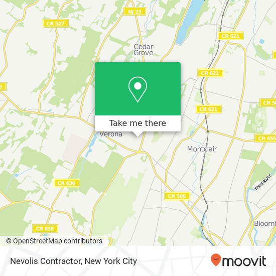 Nevolis Contractor map