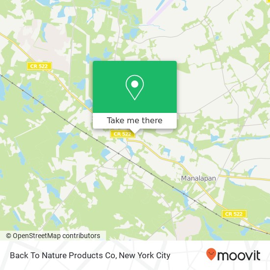 Back To Nature Products Co map