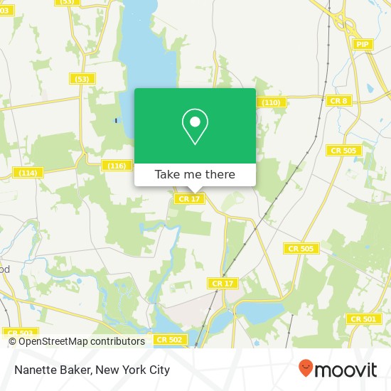 Nanette Baker map