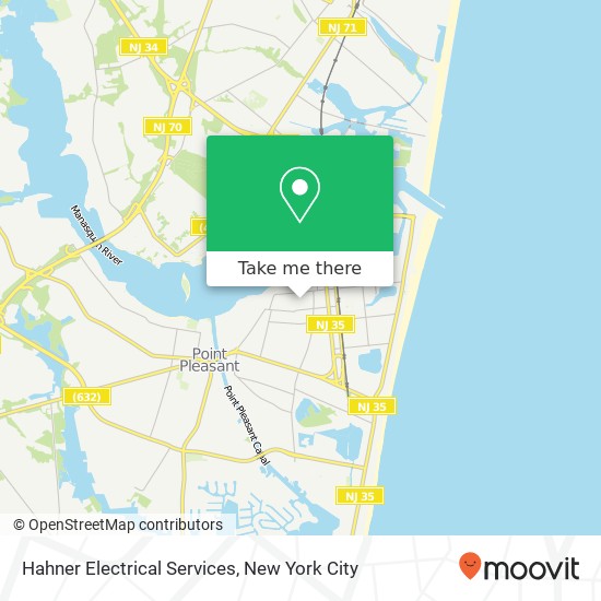 Hahner Electrical Services map