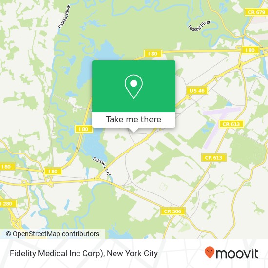 Mapa de Fidelity Medical Inc Corp)