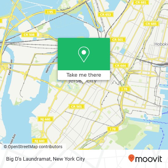 Mapa de Big D's Laundramat