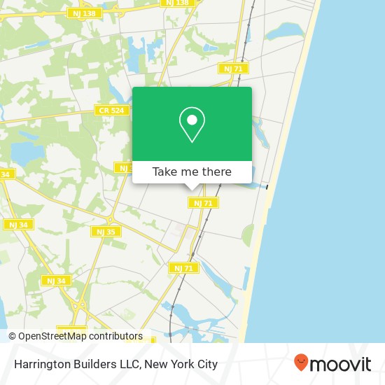 Harrington Builders LLC map