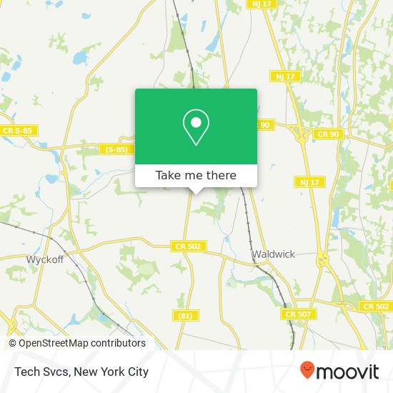 Mapa de Tech Svcs