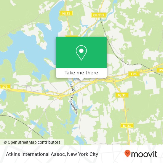 Atkins International Assoc map