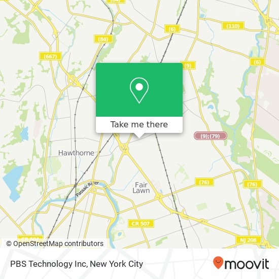 PBS Technology Inc map