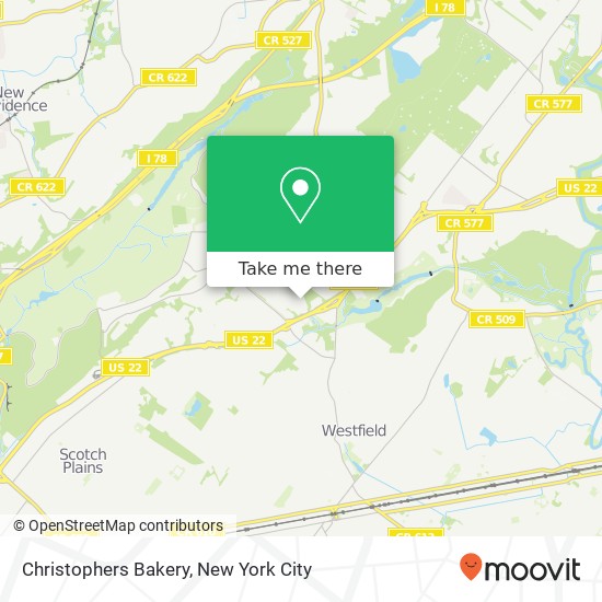 Mapa de Christophers Bakery