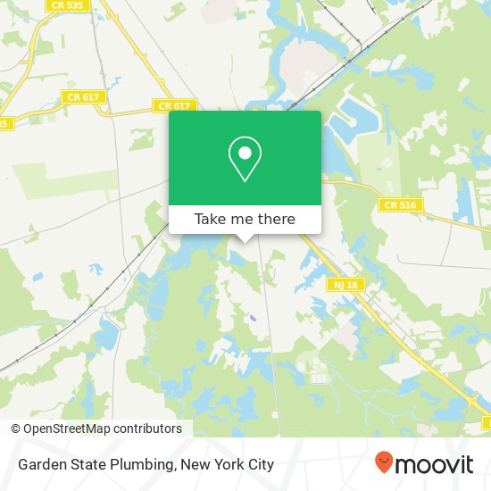 Garden State Plumbing map