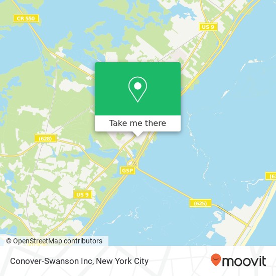 Conover-Swanson Inc map