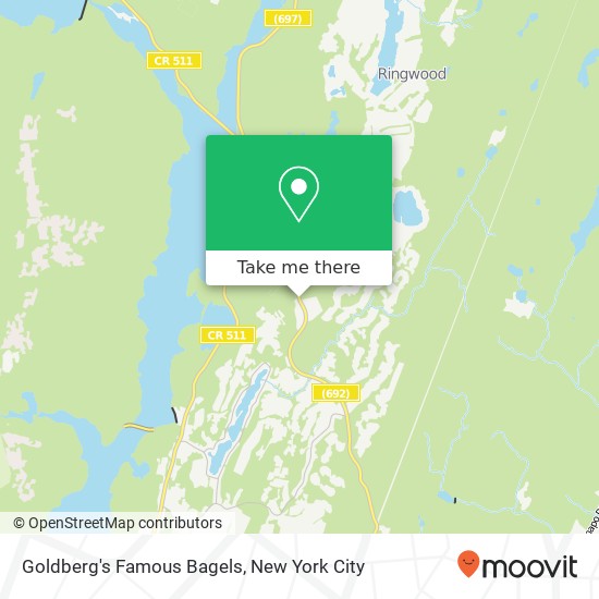 Goldberg's Famous Bagels map