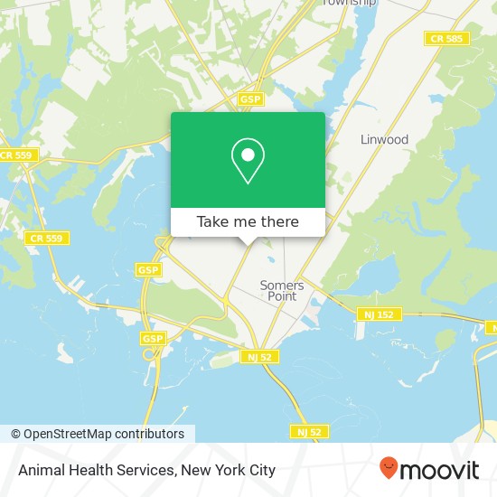 Animal Health Services map