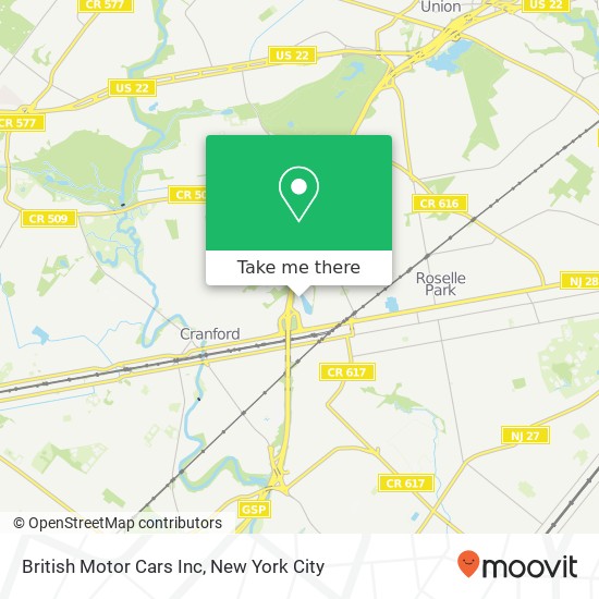 Mapa de British Motor Cars Inc