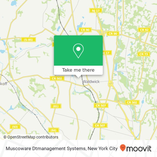 Mapa de Muscoware Dtmanagement Systems