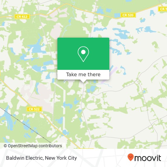 Baldwin Electric map