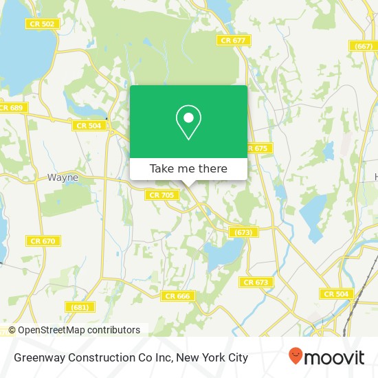 Mapa de Greenway Construction Co Inc