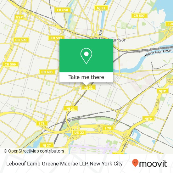 Leboeuf Lamb Greene Macrae LLP map