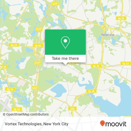 Vortex Technologies map