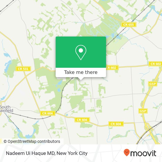 Nadeem Ui Haque MD map