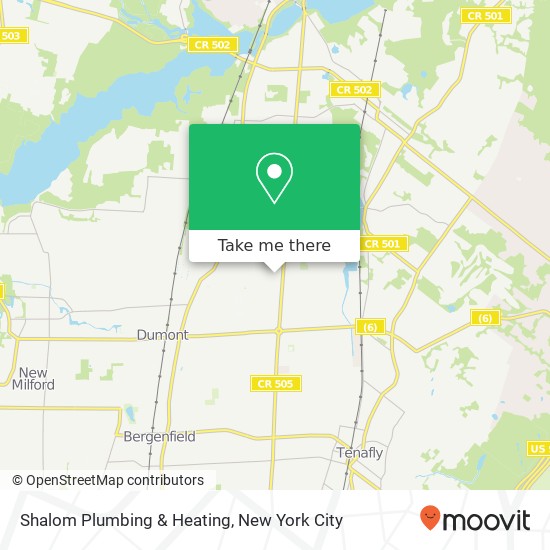 Mapa de Shalom Plumbing & Heating