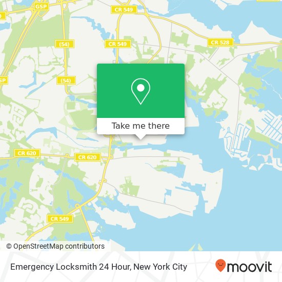 Emergency Locksmith 24 Hour map