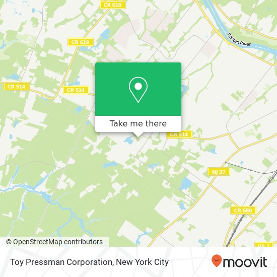 Mapa de Toy Pressman Corporation