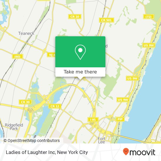 Ladies of Laughter Inc map