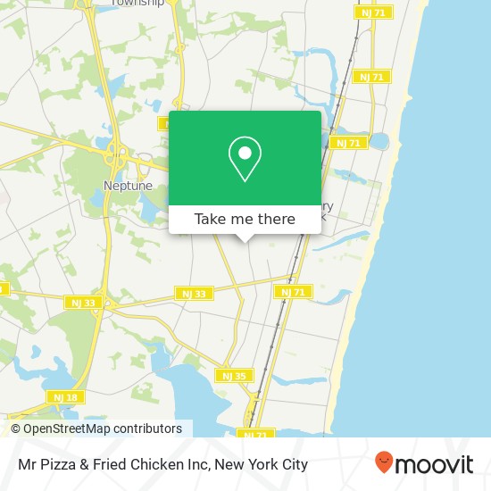 Mr Pizza & Fried Chicken Inc map