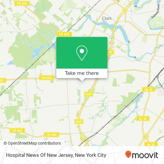 Mapa de Hospital News Of New Jersey