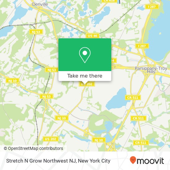 Mapa de Stretch N Grow Northwest NJ