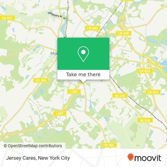 Jersey Cares map