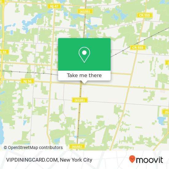 VIPDININGCARD.COM map