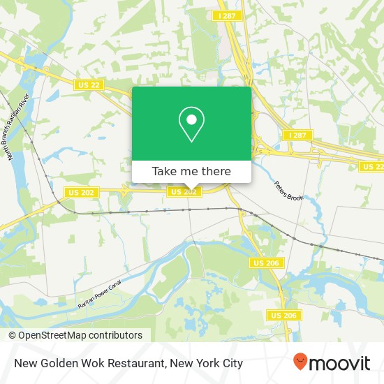 Mapa de New Golden Wok Restaurant