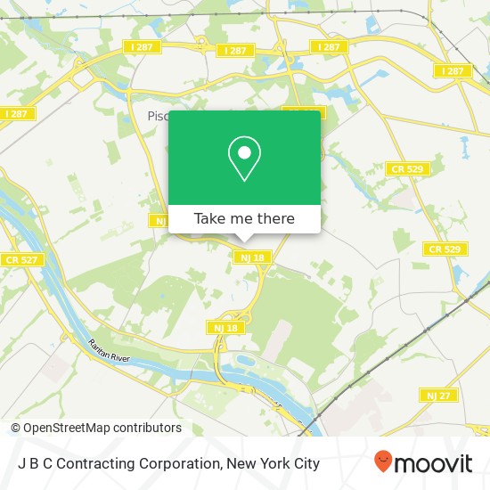 J B C Contracting Corporation map