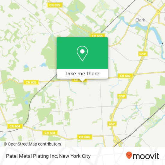Patel Metal Plating Inc map