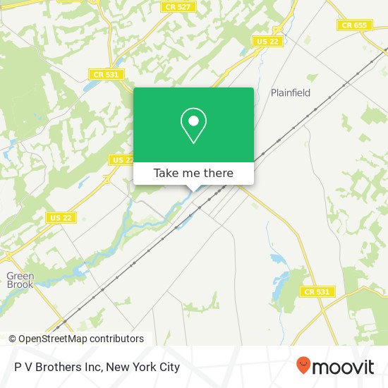 P V Brothers Inc map