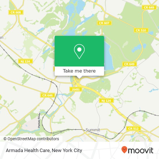 Mapa de Armada Health Care