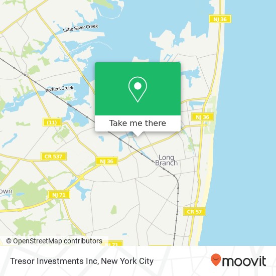 Mapa de Tresor Investments Inc