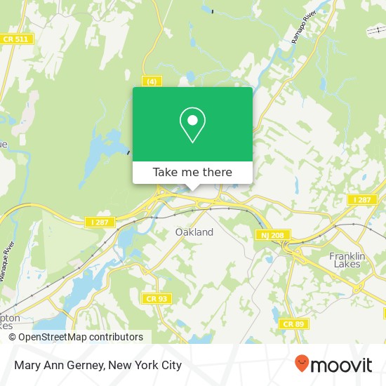 Mapa de Mary Ann Gerney