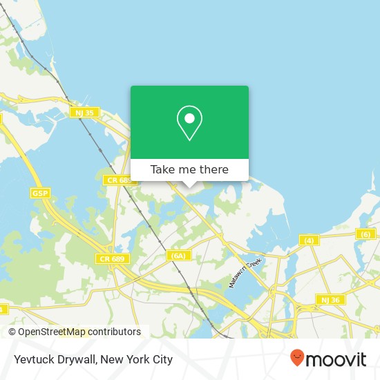 Yevtuck Drywall map