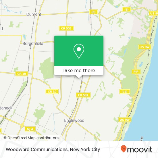 Mapa de Woodward Communications