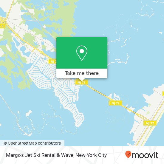 Mapa de Margo's Jet Ski Rental & Wave