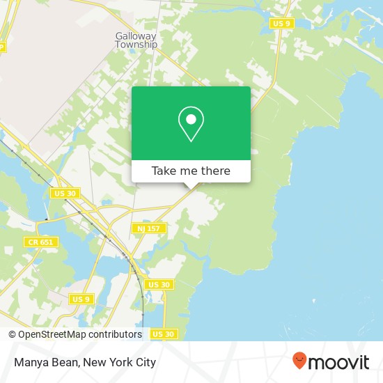Mapa de Manya Bean