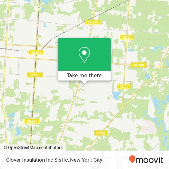 Mapa de Clover Insulation Inc Slsffc