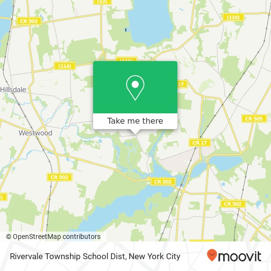 Rivervale Township School Dist map