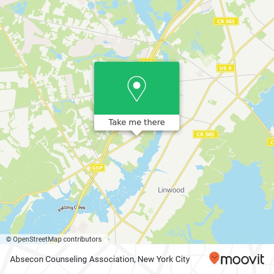 Absecon Counseling Association map