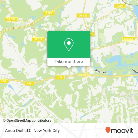 Mapa de Airco Diet LLC