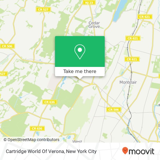 Cartridge World Of Verona map