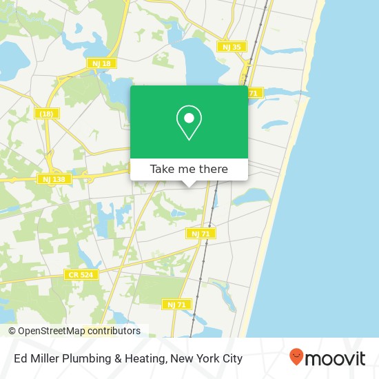 Ed Miller Plumbing & Heating map