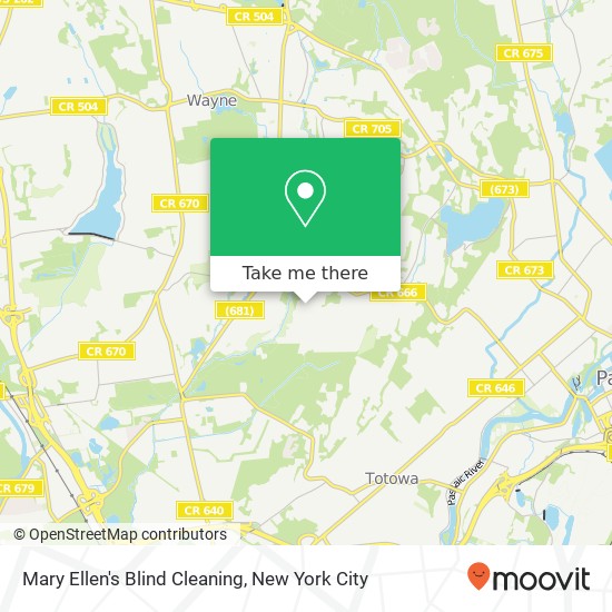 Mary Ellen's Blind Cleaning map
