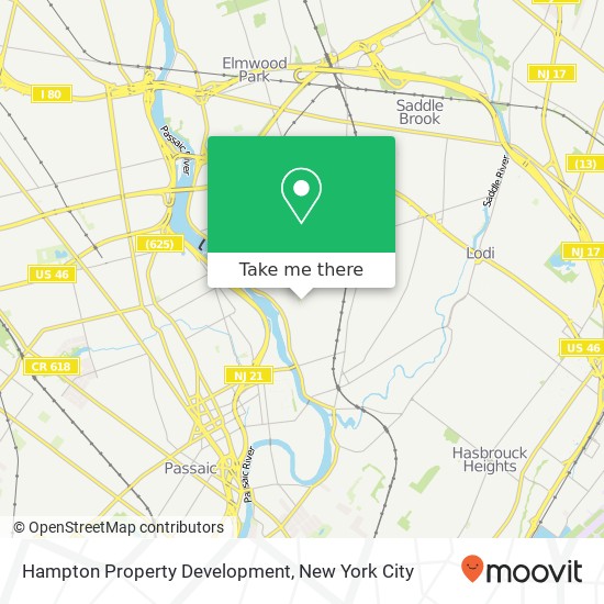 Hampton Property Development map